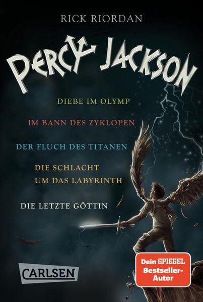 Percy Jackson: Percy Jackson und die griechischen Monster - Band 1-5 der mythischen Fantasy-Buchreihe in einer E-Box!