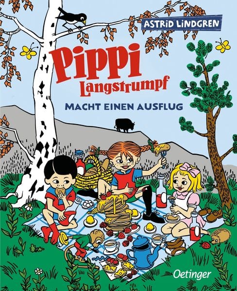 Pippi Langstrumpf macht einen Ausflug