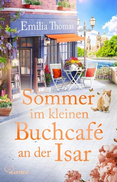 Sommer im kleinen Buchcafé an der Isar