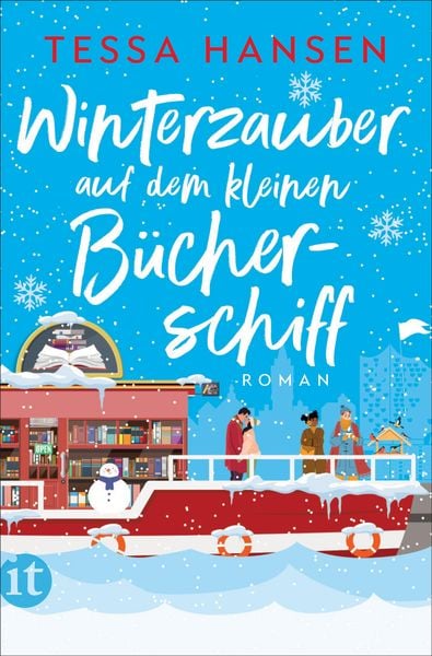 Winterzauber auf dem kleinen Bücherschiff